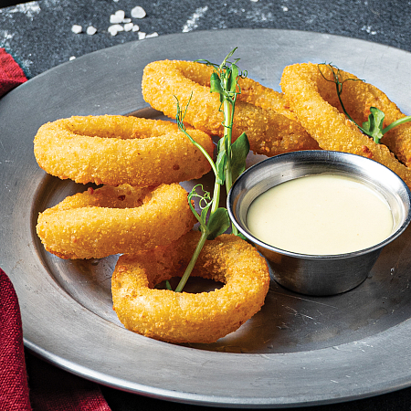 Кольца кальмаров с соусом "Майями"